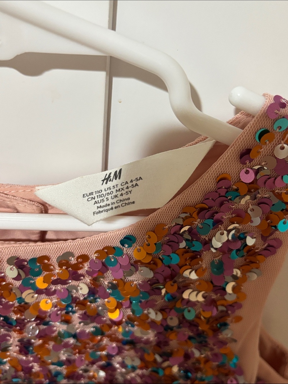 SEQUINED TULLE DRESS - Picture 5 of 6